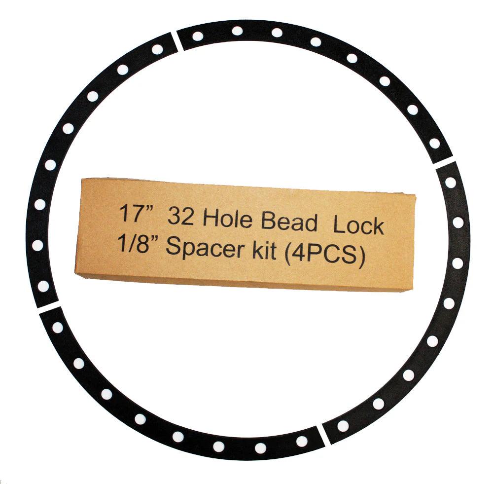 Raceline 17in 32 Hole 1/8in Bead Lock Spacer Kit (4pcs)