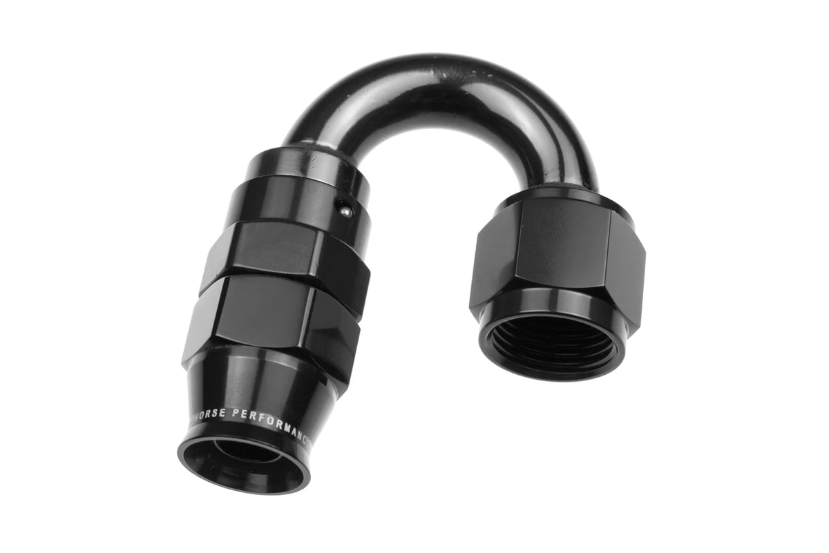 -08AN 180 Degree PTFE Reusable Hose End