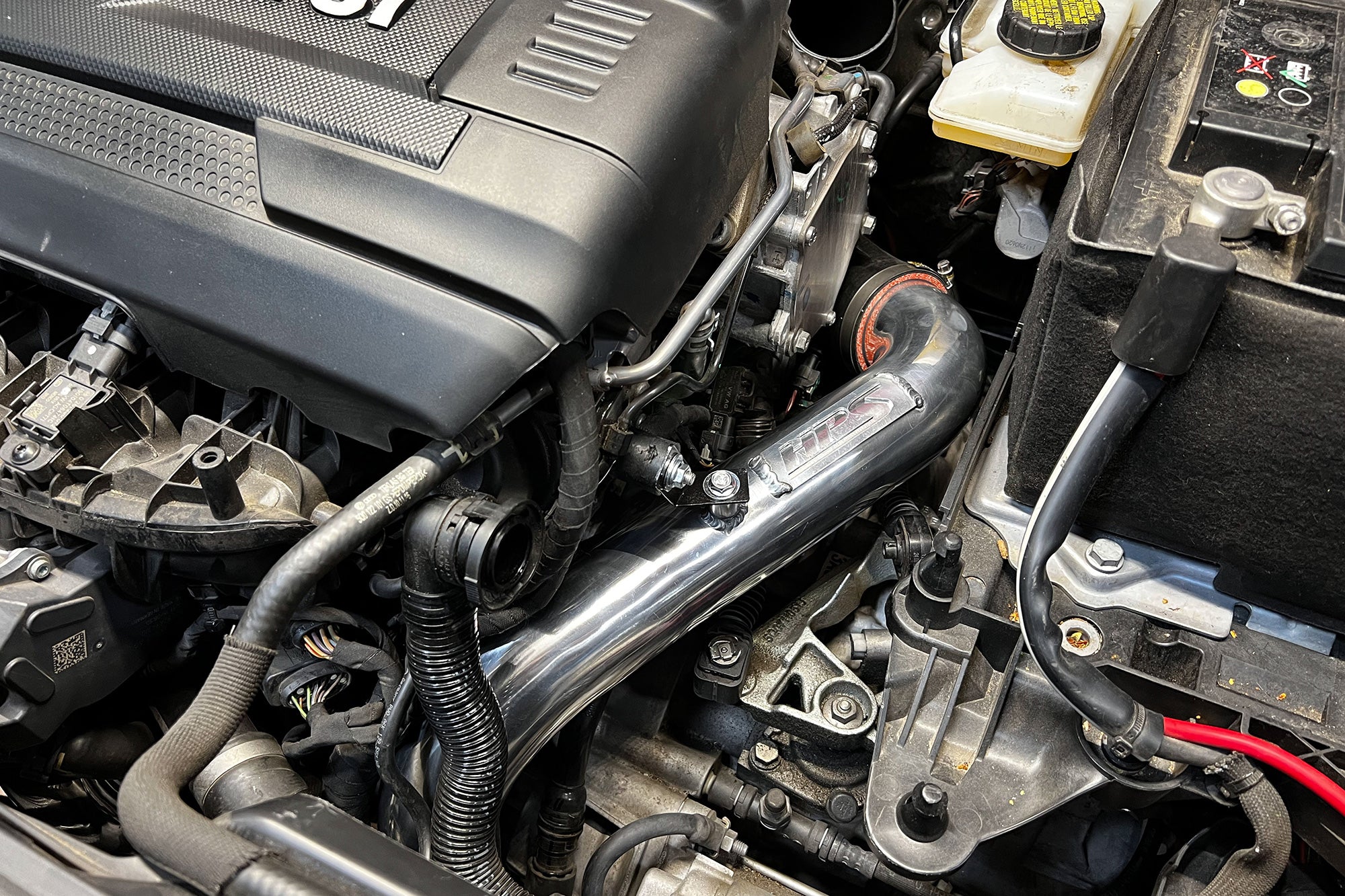 HPS Performance Intercooler Charge Pipe Kit (Hot Side), Black, 17-128WB