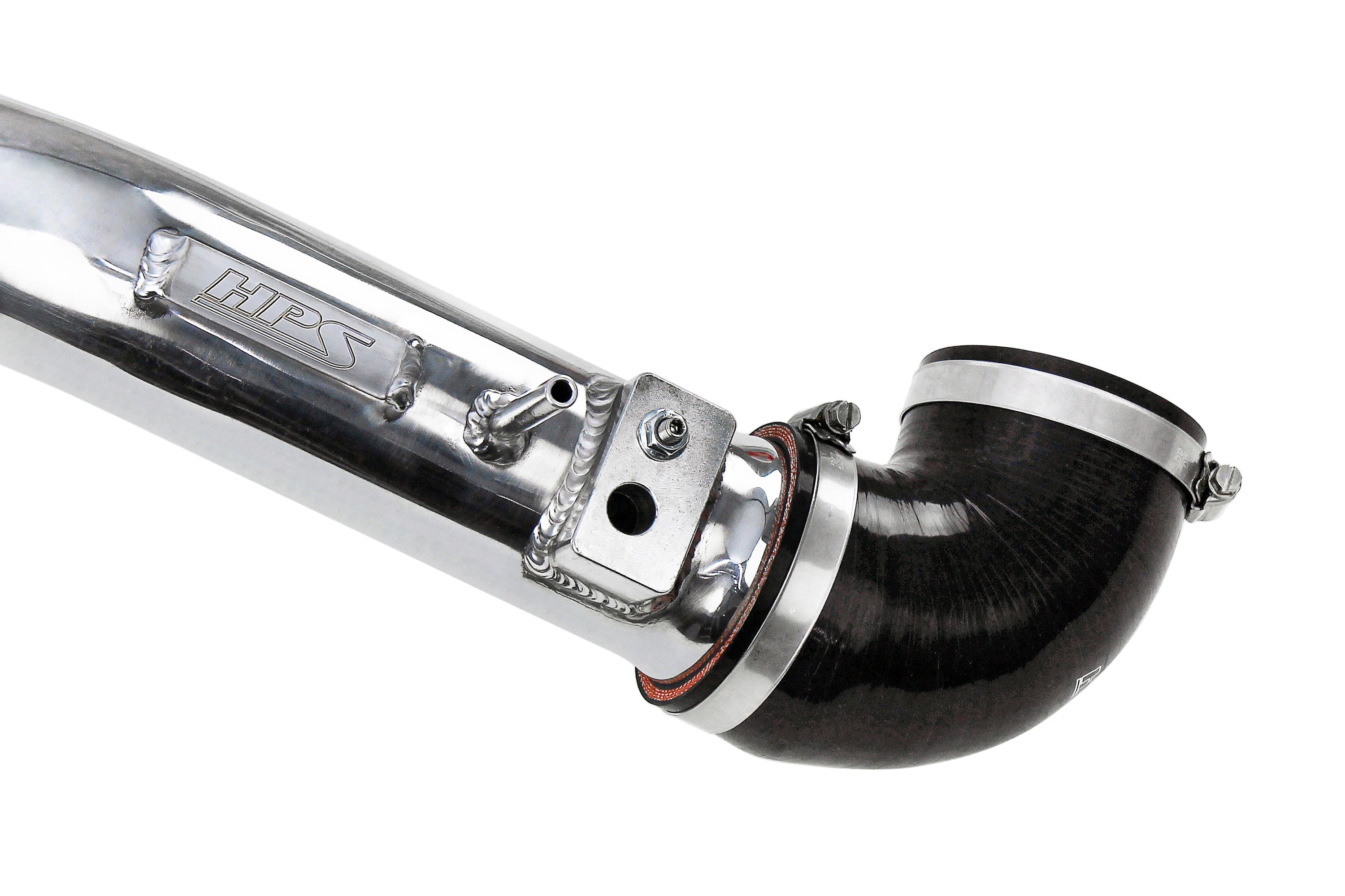 HPS Performance Intercooler Charge Pipe Kit (Cold and Hot Side), Black, 17-133WB
