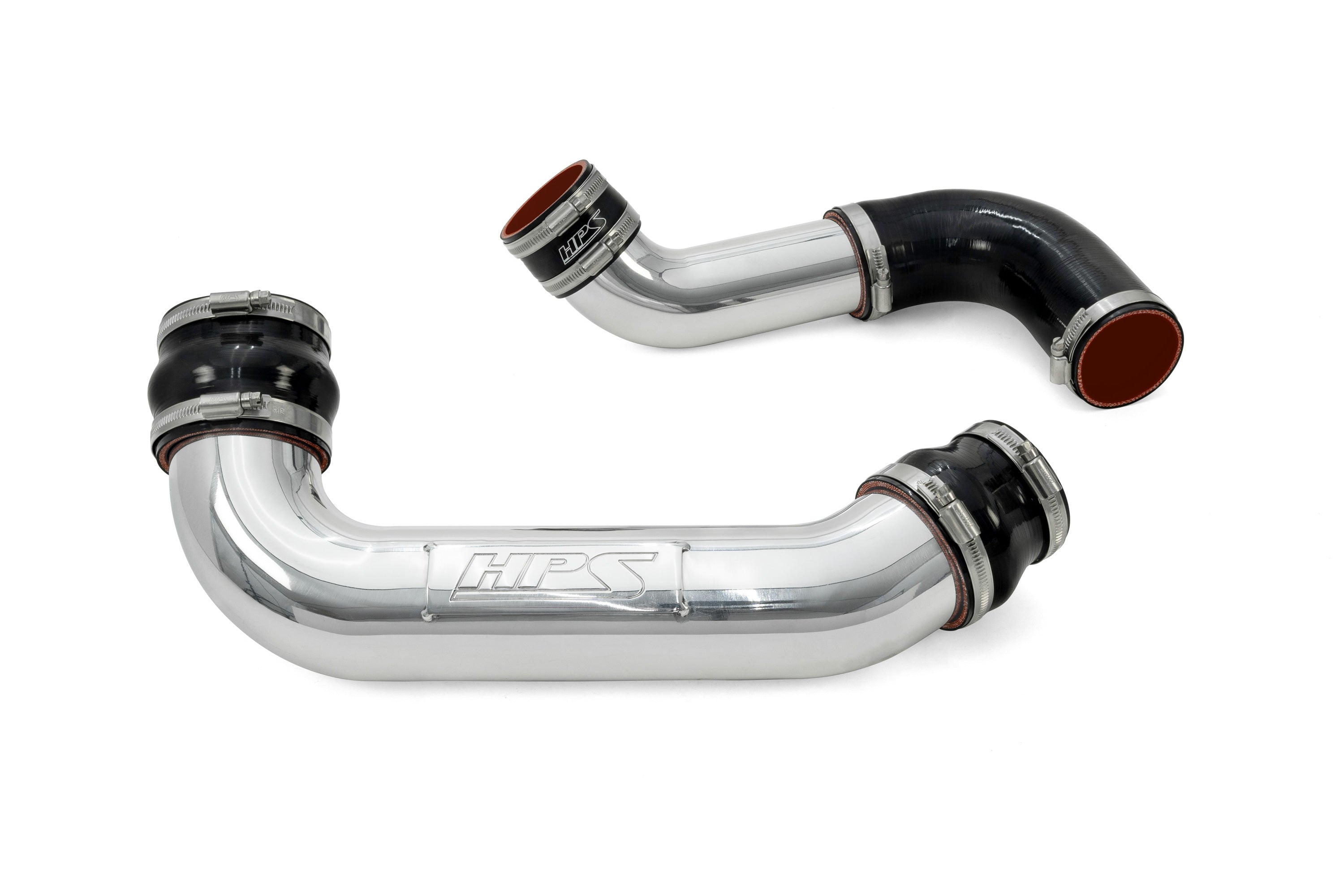 HPS Performance Intercooler Charge Pipe Hot and Cold Side, Polished, 17-163P