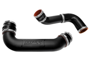 HPS Performance Intercooler Charge Pipe Kit, Hot Side and Cold Side, Black, 17-163WB