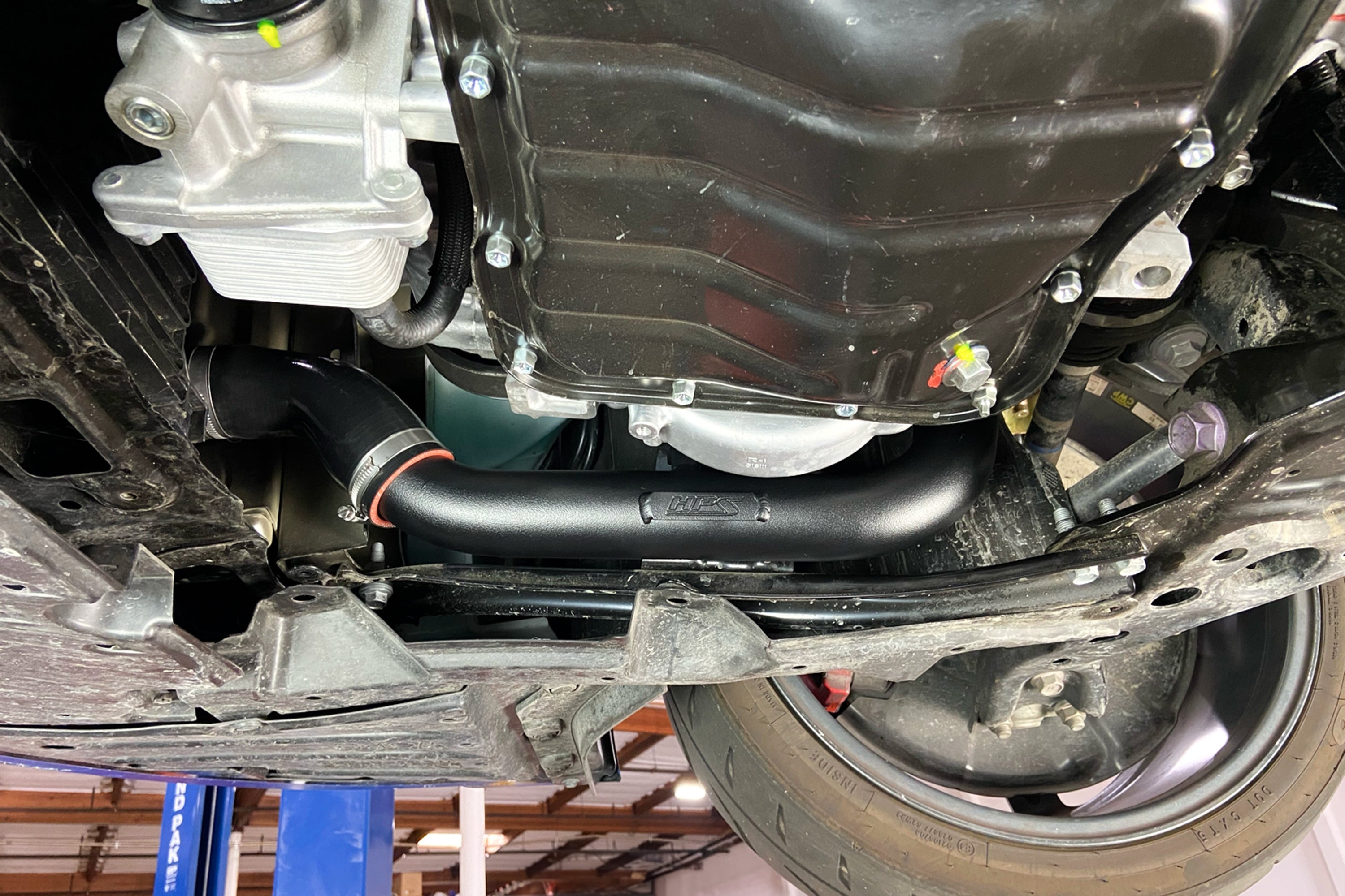 HPS Performance Intercooler Charge Pipe Kit (Hot Side), Polished, 17-165P