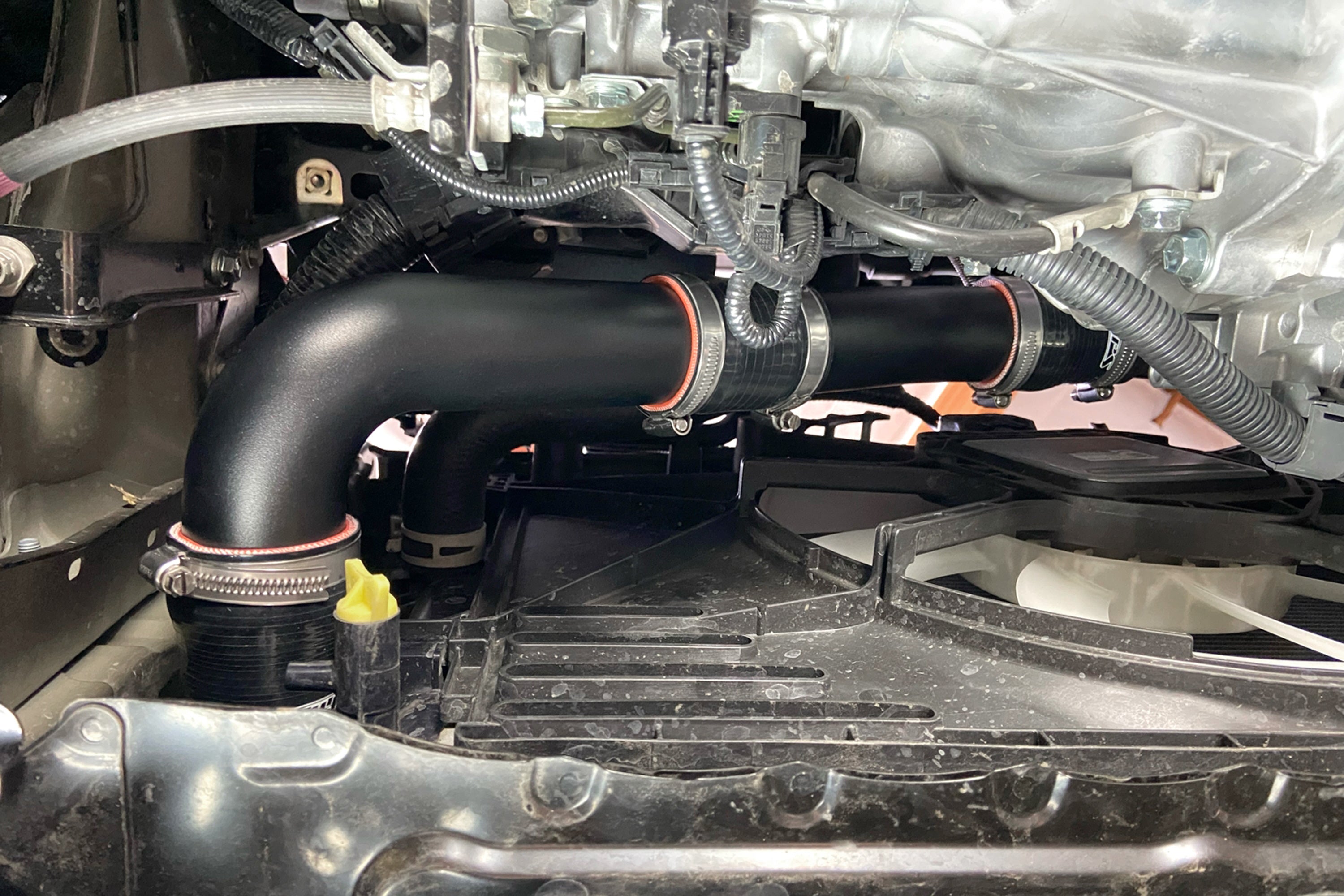 HPS Performance Intercooler Charge Pipe Kit (Cold Side), Black, 17-166WB