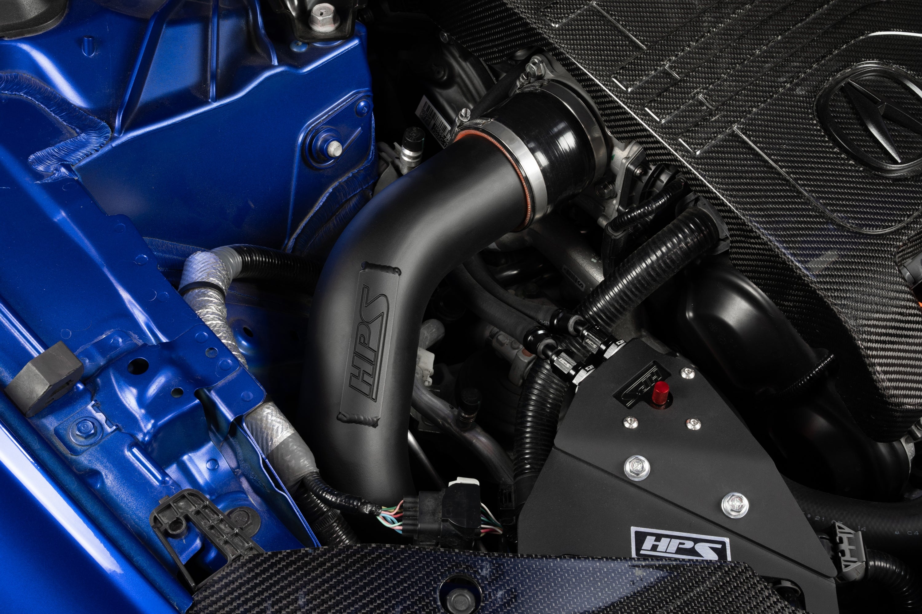 HPS Intercooler Charge Pipe (Cold Side), Blue, 17-168BL