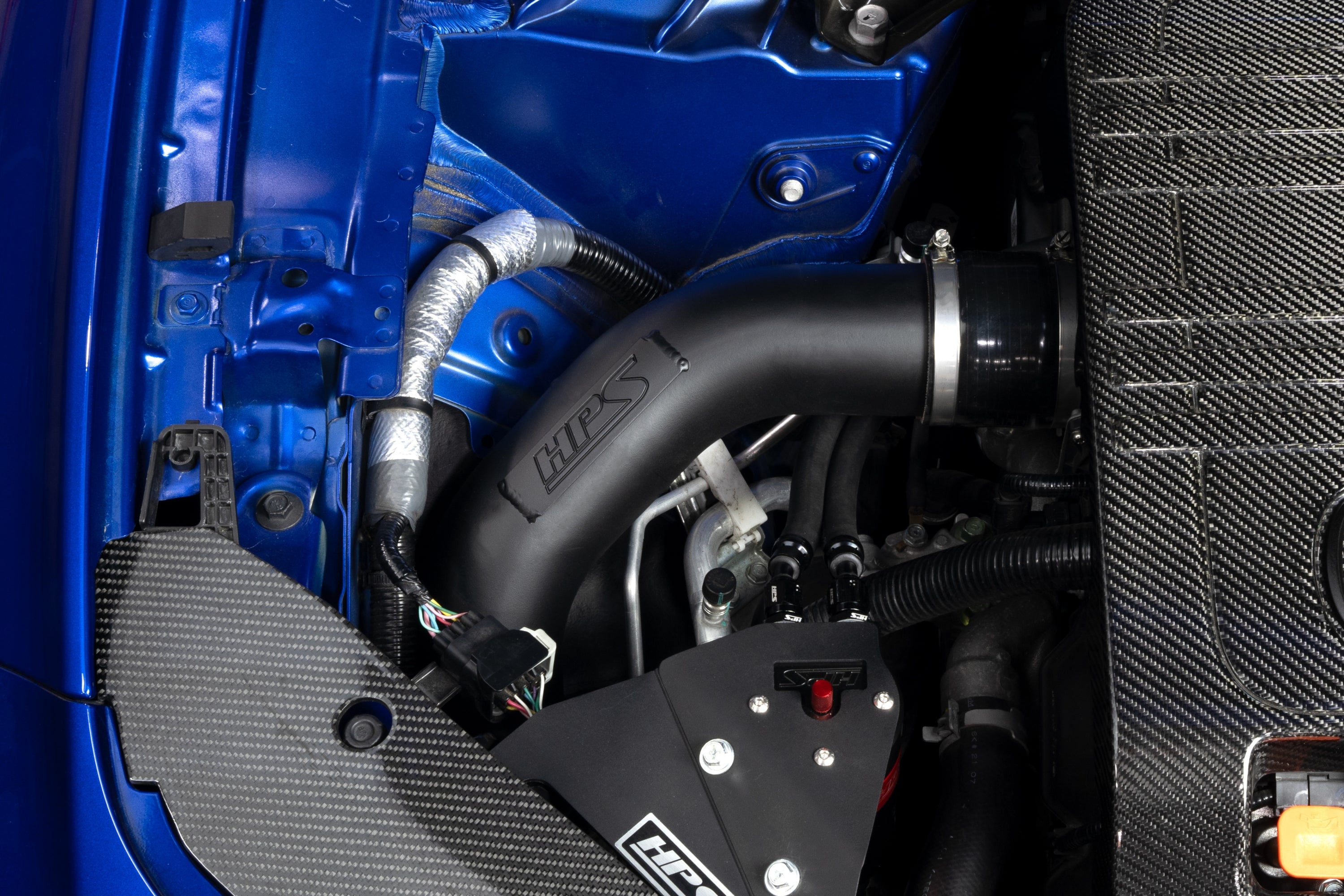 HPS Intercooler Charge Pipe (Cold Side), Blue, 17-168BL