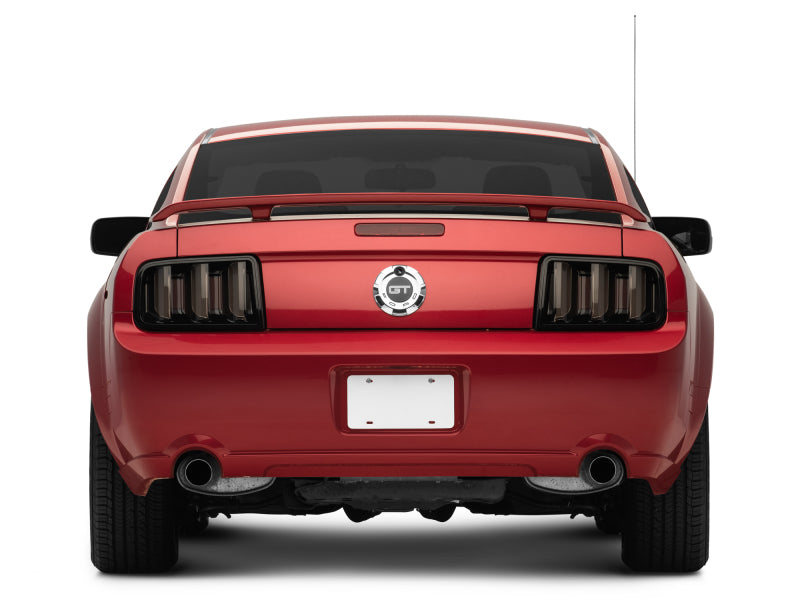 Raxiom 05-09 Ford Mustang Vector V2 LED Tail Lights- Black Housing (Smoked Lens)