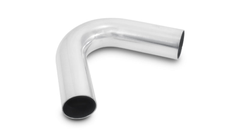Vibrant 3in O.D. Universal Aluminum Tubing (120 degree Bend) - Polished