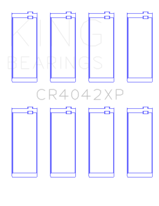 King Engine Bearings BMW M40/M42/M43/M44 1.6L 1.8L 1.9L Performance Rod Bearing Set - Size STD