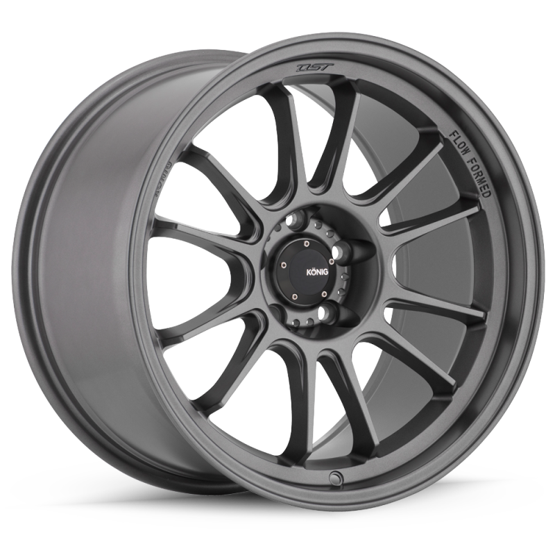 Konig Hypergram 18x11 5x114.3 ET15 Matte Grey HG1851415G, 12-spoke
