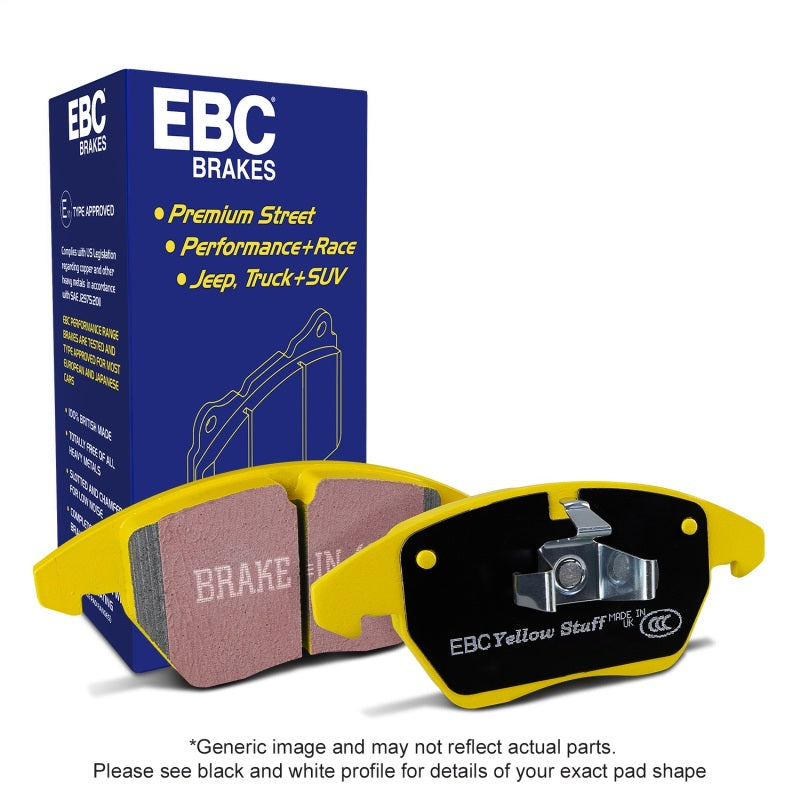 EBC 88-89 Pontiac Fiero 2.5 Yellowstuff Front Brake Pads