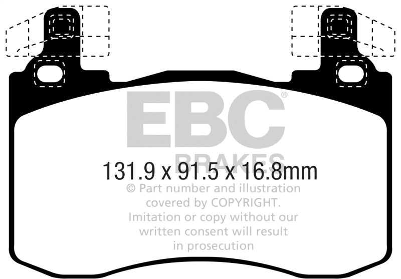 EBC 2019+ Genesis G70 2.0T Bluestuff Front Brake Pads