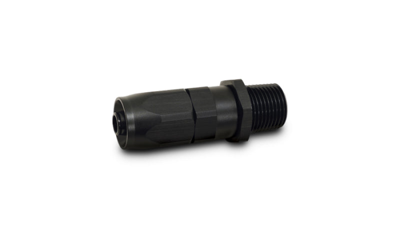 Vibrant -8AN Male NPT Straight Hose End Fitting - 1/2 NPT