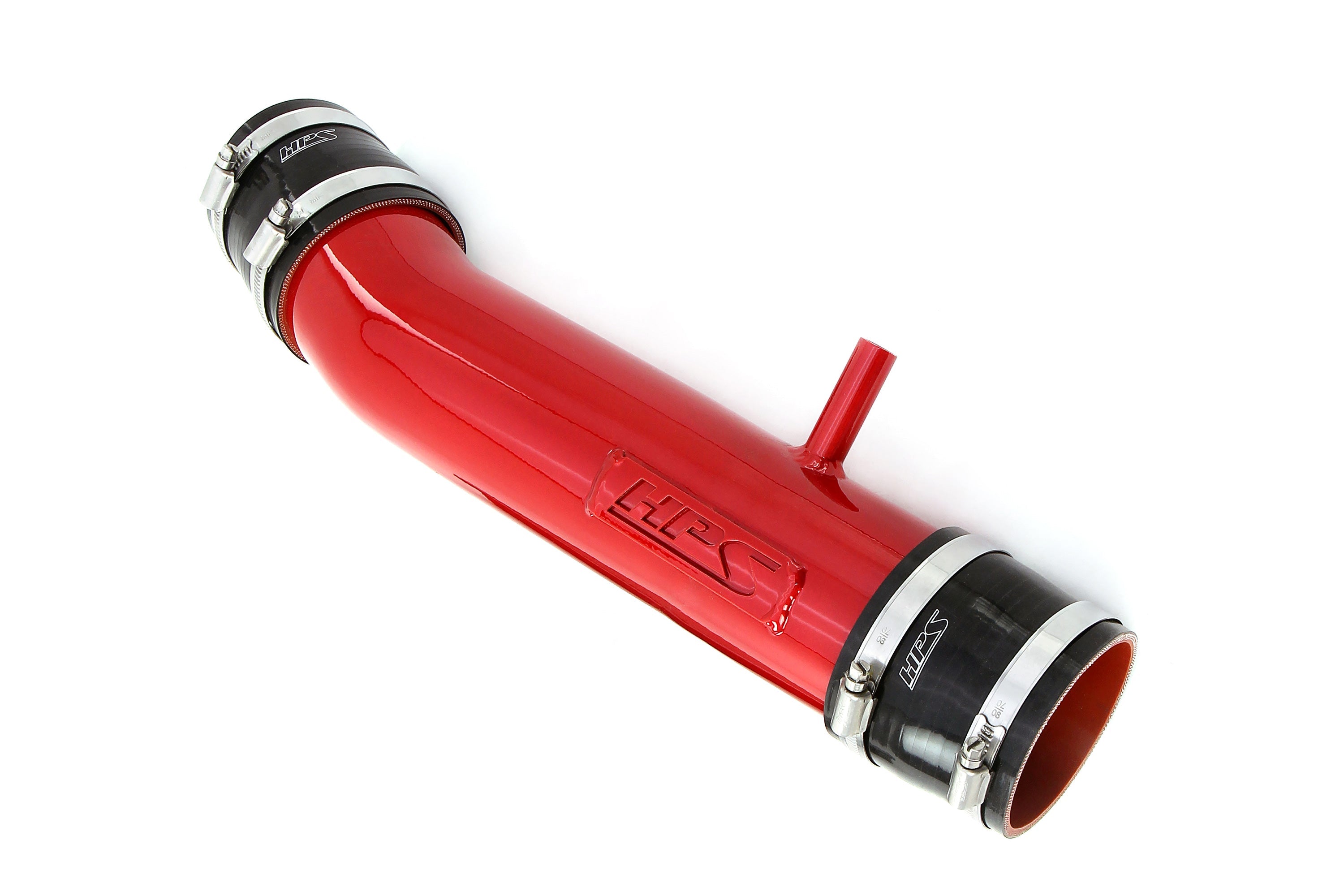 HPS Performance Air Intake Post MAF Aluminum Tube Red