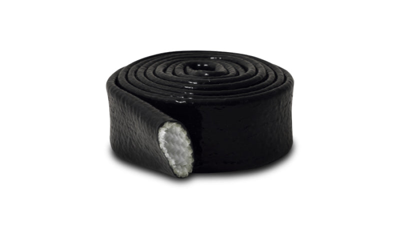 Vibrant 3/4in O.D. Heat Protect Flexible Sleeving (5 foot length) Black