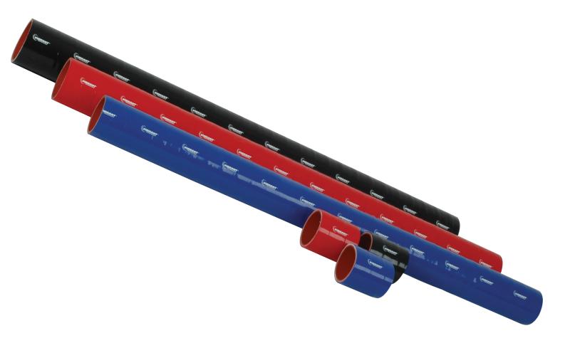 Vibrant 4 Ply Reinforced Silicone Straight Hose Coupling - 3.5in I.D. x 36in long (BLACK)