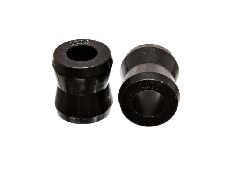 Energy Suspension Universal Black Shock Bushing Set - Fits Std Straight Eyes 3/4in ID x 1-1/16in OD