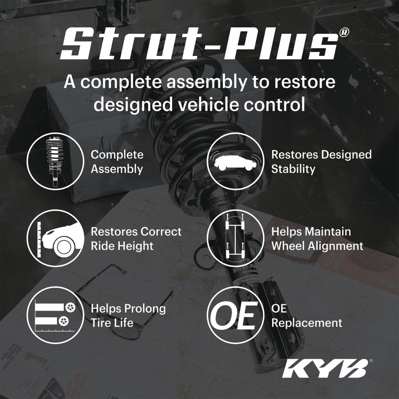 KYB 15-17 Subaru Legacy H4 2.5L AWD Suspension Strut and Coil Spring Assembly - Rear