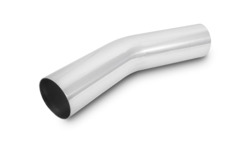 Vibrant 3.5in O.D. Universal Aluminum Tubing (30 degree Bend) - Polished