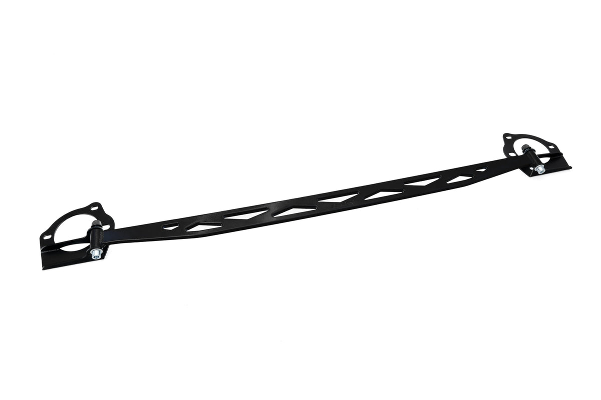 HPS Performance Aluminum Front Strut Tower Brace Bar Black 42-113WB