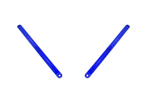 HPS Performance Front Billet Strut Bar Cross Brace, Blue, 42-115BL