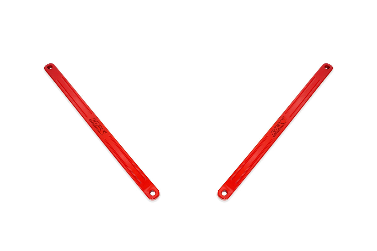 HPS Performance Front Billet Strut Bar Cross Brace Red 42-115R