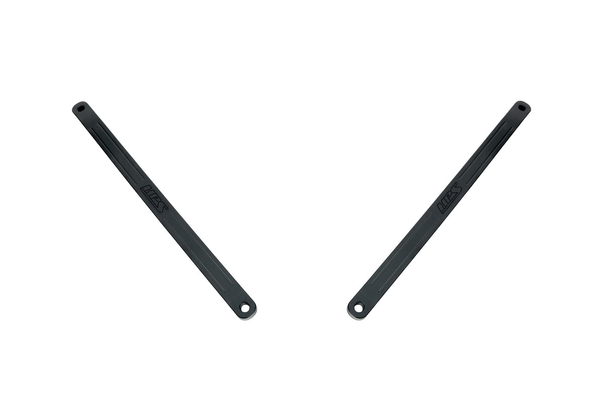 HPS Performance Front Billet Strut Bar Cross Brace Black 42-115WB