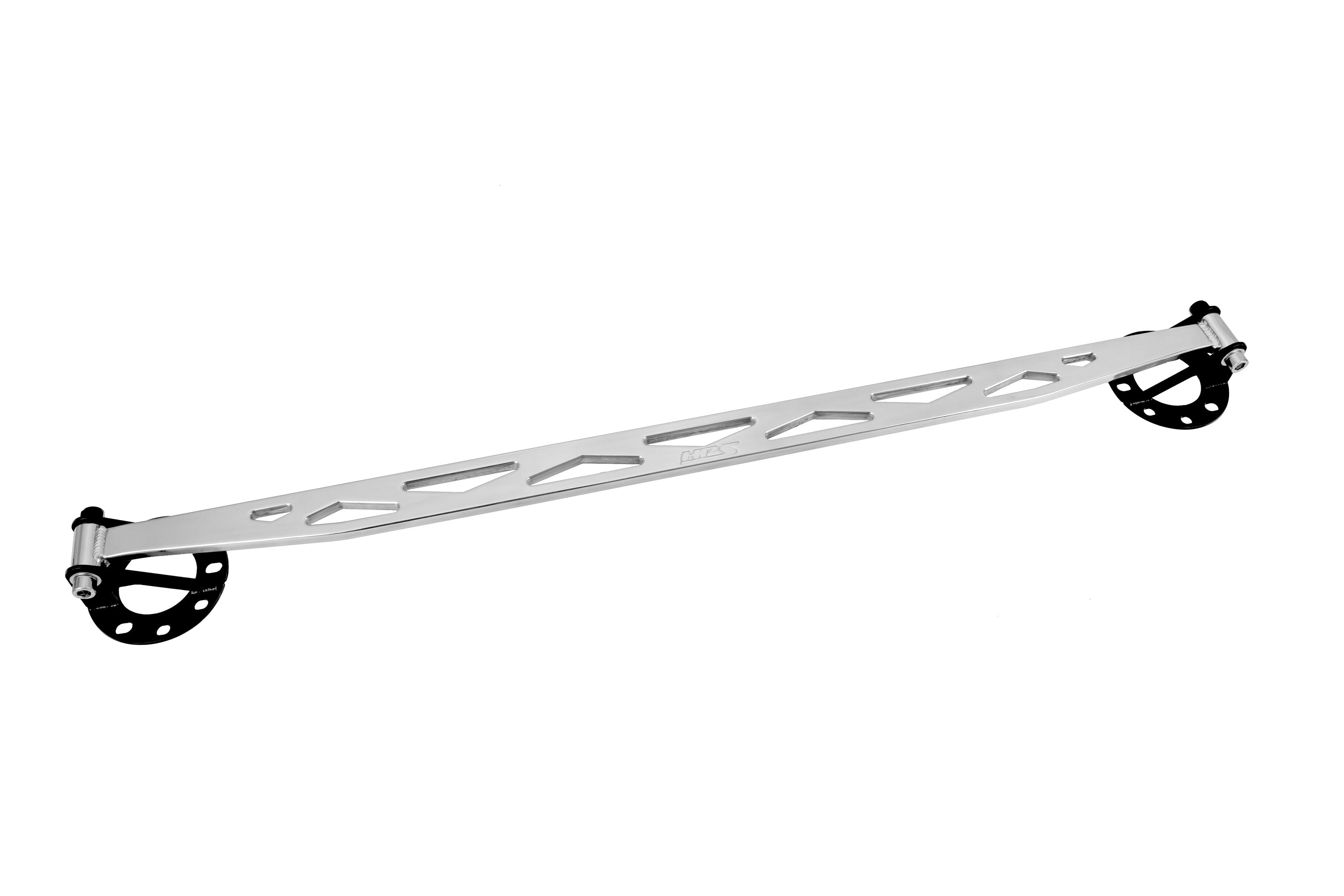HPS Performance Aluminum Front Strut Tower Brace Bar Polished 42-119P