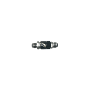 DeatschWerks 8AN Male Flare Quick Disconnect Dry Break Fitting - 2 Pieces Anodized Matte Black