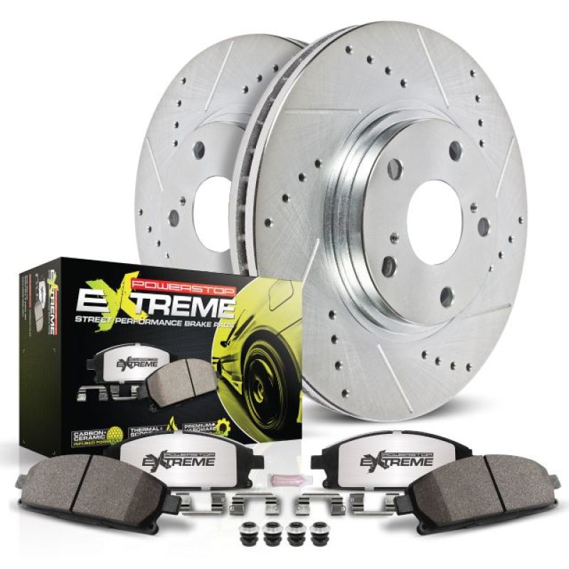 Power Stop 01-06 BMW M3 Front Z26 Street Warrior Brake Kit