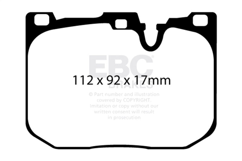 EBC 2017+ BMW M240 Coupe Bluestuff Front Brake Pads