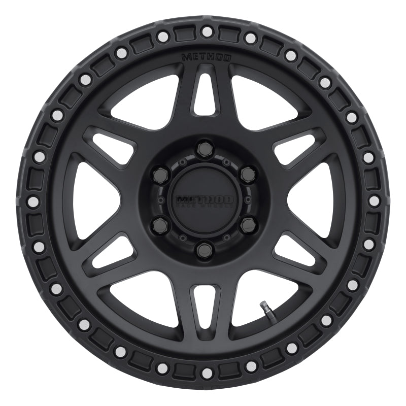 Method MR312 17x8.5 0mm Offset 6x135 87mm CB Matte Black Wheel