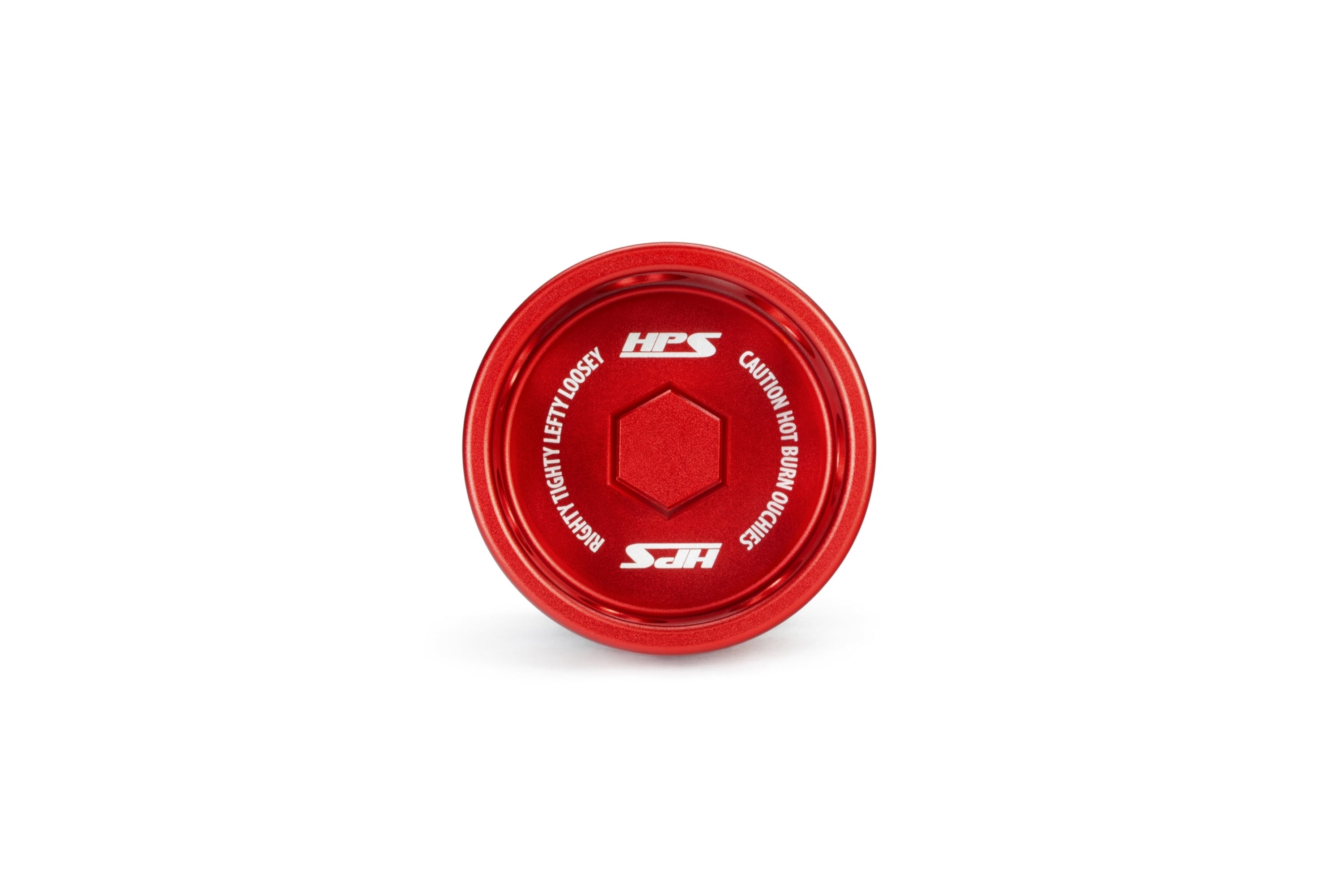 HPS Performance Billet Aluminum Engine Oil Filler Cap, Red, 5269-110R