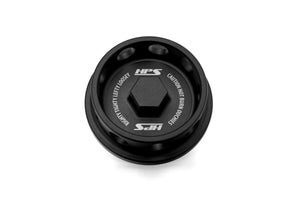 HPS Performance Billet Aluminum Engine Oil Filler Cap Black 5269-106WB