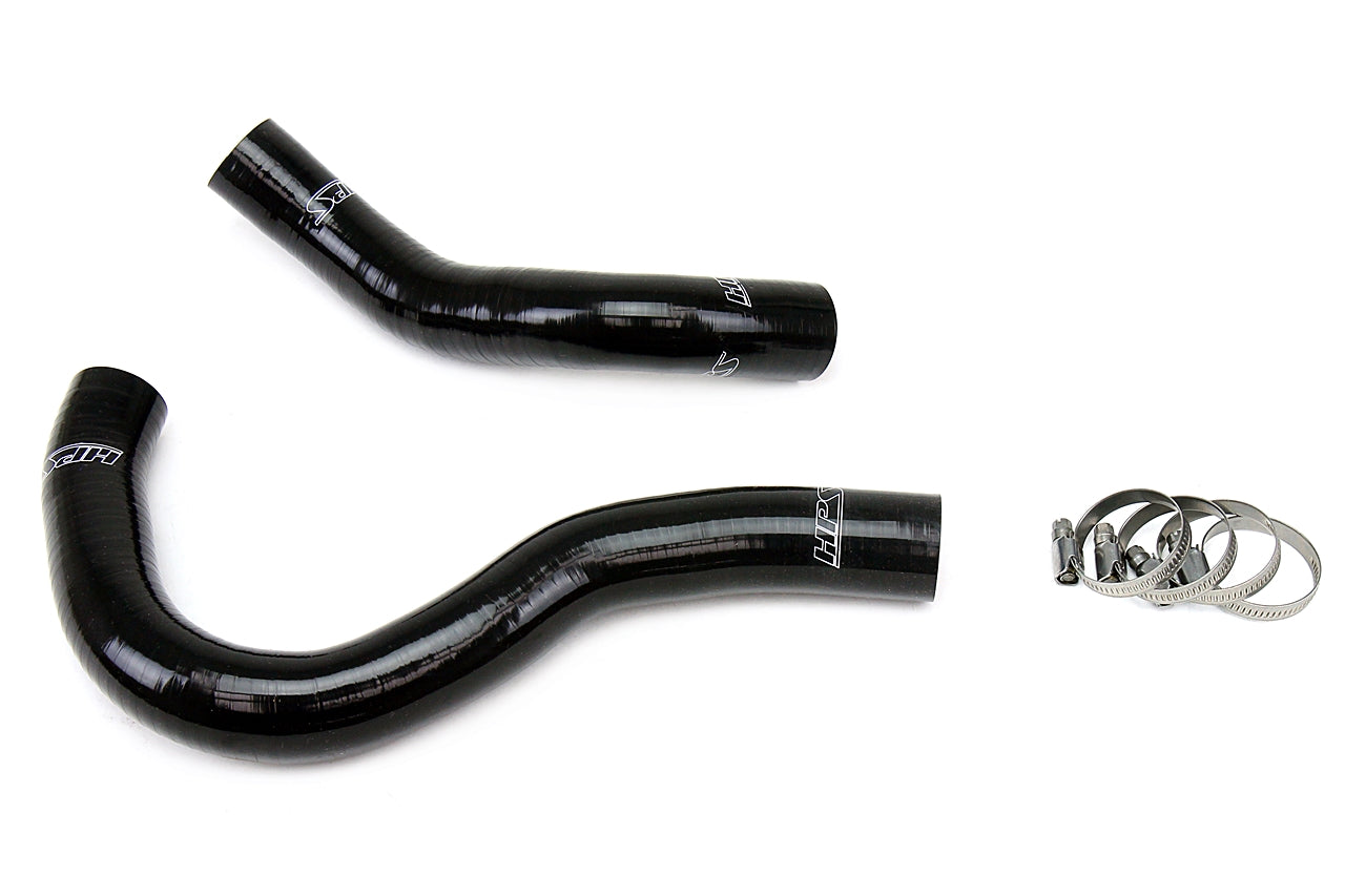 HPS Performance High Temp Reinforced Silicone Radiator Coolant Hose Kit, Black, 57-1001-BLK