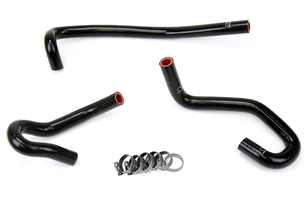 HPS Performance Silicone Heater Coolant Hose Kit, Black, 57-2307-BLK