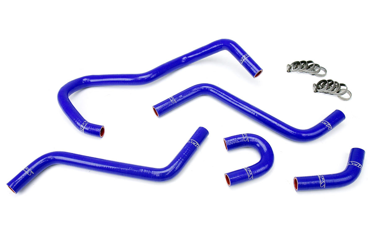 HPS Performance High Temp Reinforced Silicone Radiator Coolant Hose Kit Blue 57-1345-BLUE