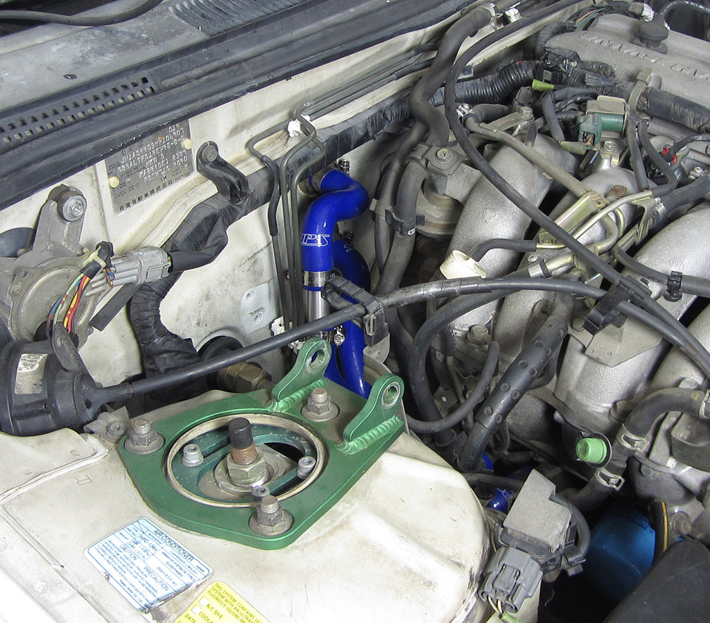 HPS Performance High Temp Reinforced Silicone Heater Coolant Hose Kit, Blue, 57-1397-BLUE