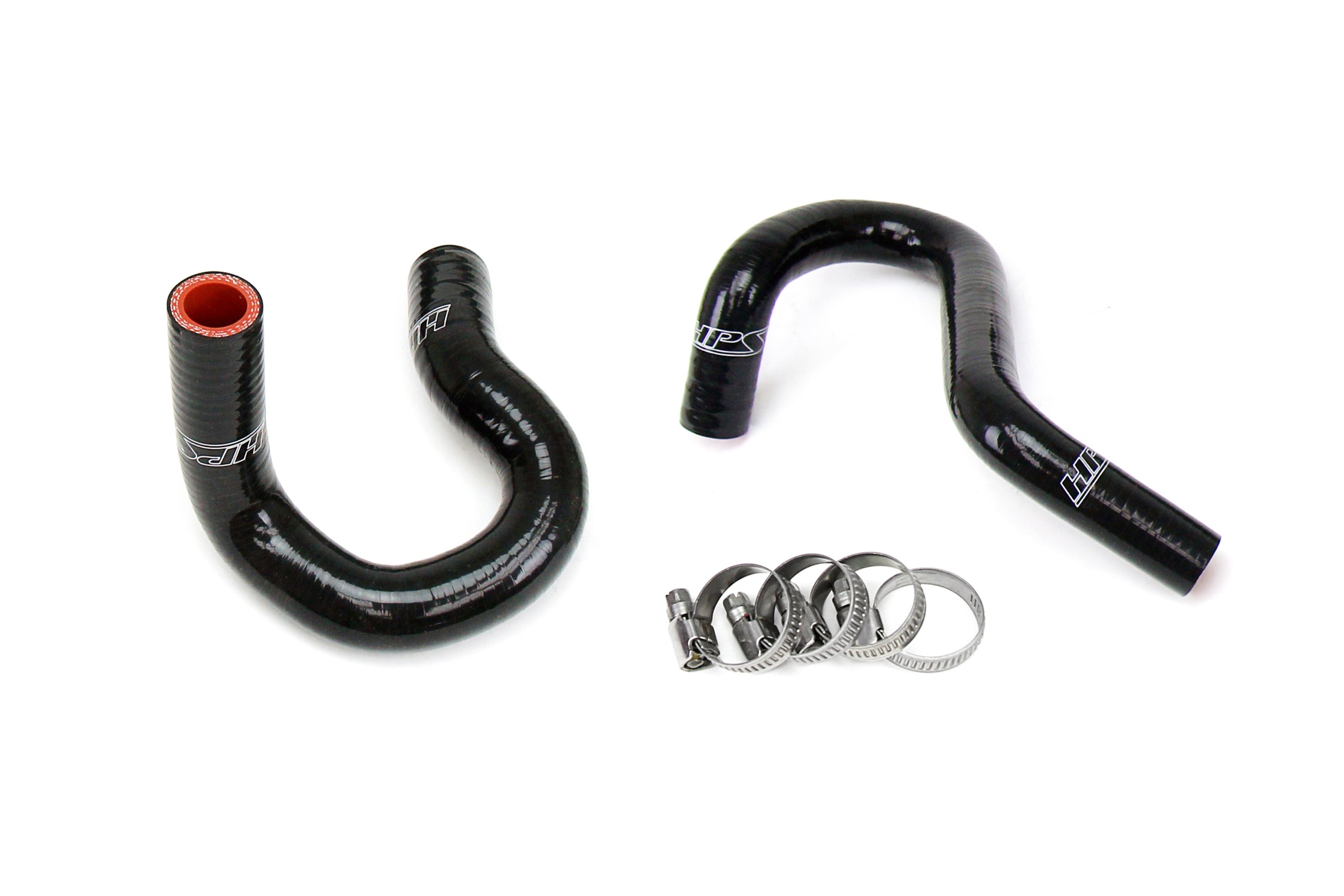 HPS Performance Silicone Heater Coolant Hose Kit, Black, 57-1416H-BLK