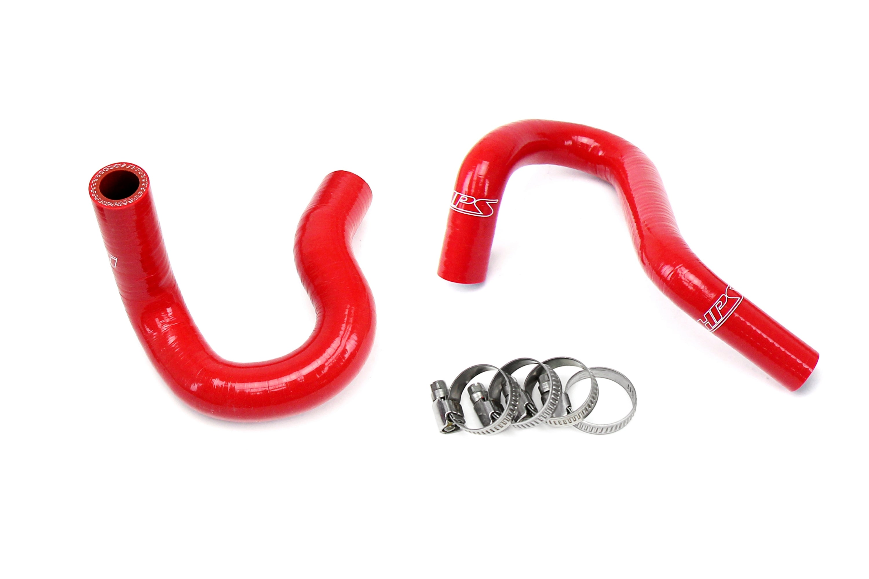 HPS Performance Silicone Heater Coolant Hose Kit, Red, 57-1416H-RED