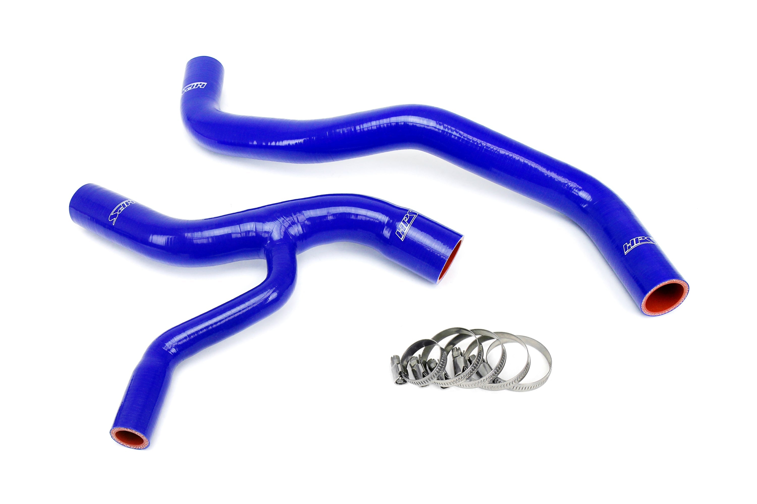 HPS Performance Silicone Radiator Coolant Hose Kit, Blue, 57-1416R-BLUE