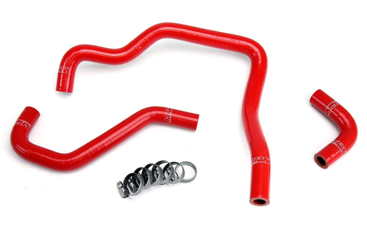 HPS Performance High Temp Reinforced Silicone Heater Coolant Hose Kit Red 57-1430-RED