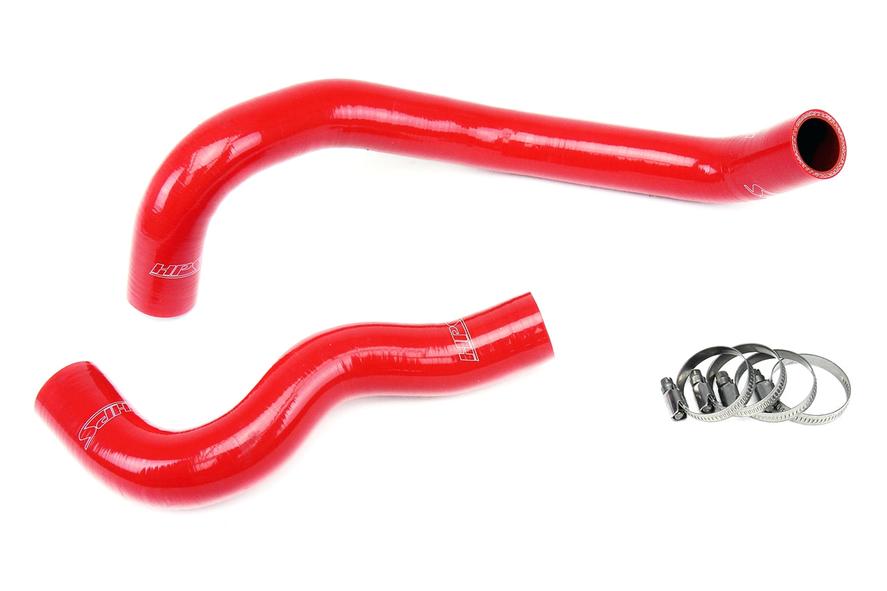 HPS Performance High Temp Reinforced Silicone Radiator Coolant Hose Kit Red 57-1438-RED