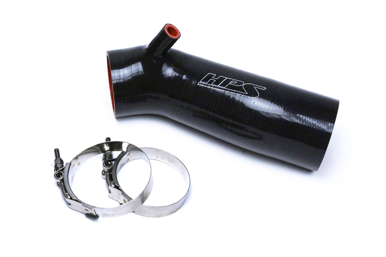 HPS Performance High Temp Reinforced Silicone Air Intake Hose Kit Black 57-1445-BLK