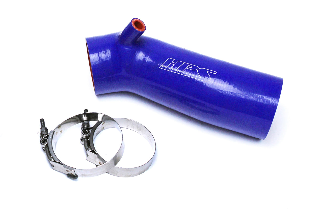 HPS Performance High Temp Reinforced Silicone Air Intake Hose Kit Blue 57-1445-BLUE