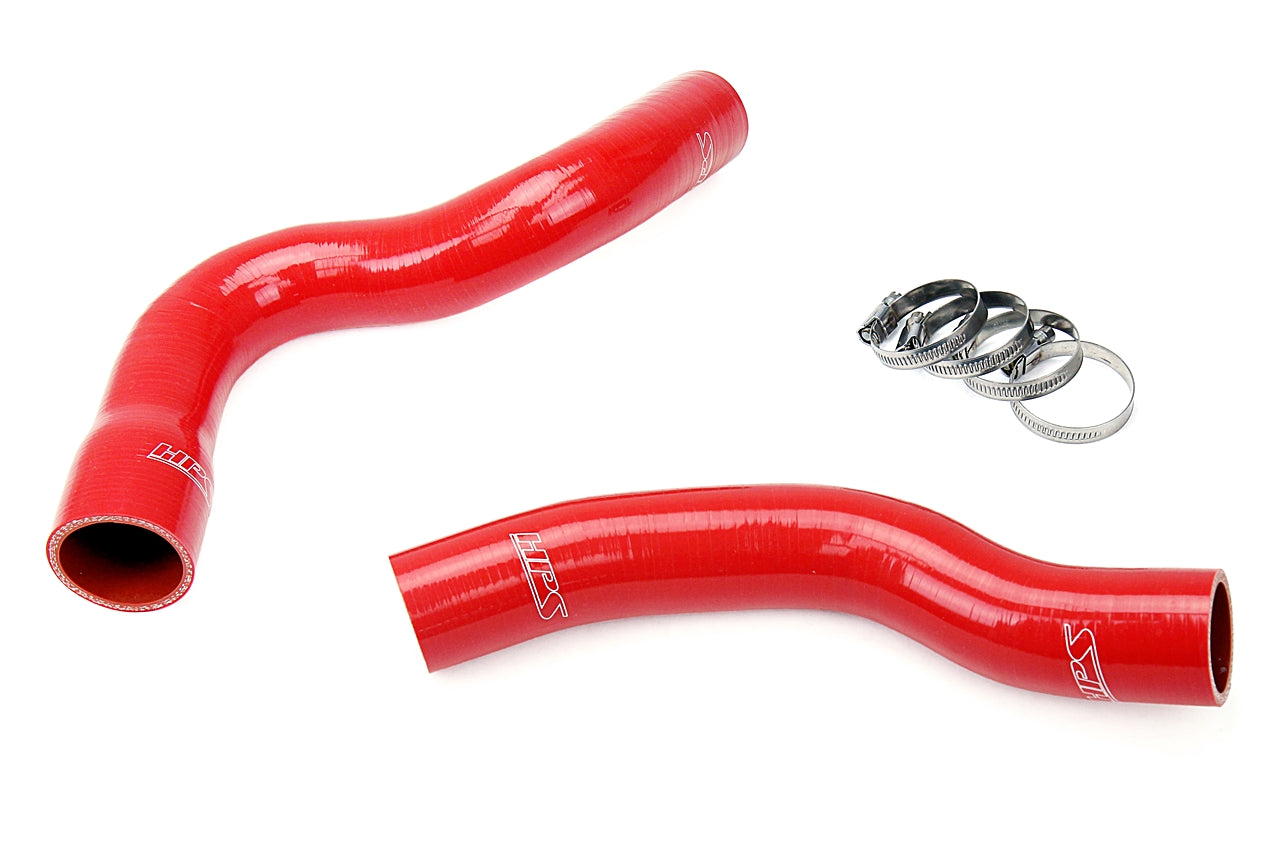 HPS Performance High Temp Reinforced Silicone Radiator Coolant Hose Kit Red 57-1449R-RED
