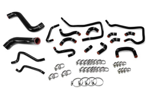 HPS Performance Silicone Radiator, Heater and Ancillary Coolant Hose Kit, Black, 57-1813-BLK