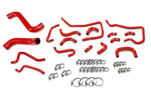 HPS Performance Silicone Radiator, Heater and Ancillary Coolant Hose Kit, Red, 57-1813-RED