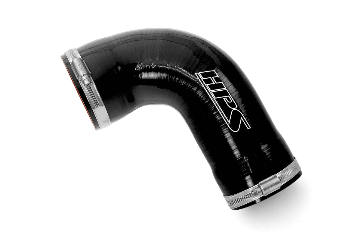 HPS Performance High Temp Reinforced Silicone Air Intake Hose Kit Black 57-2207-BLK