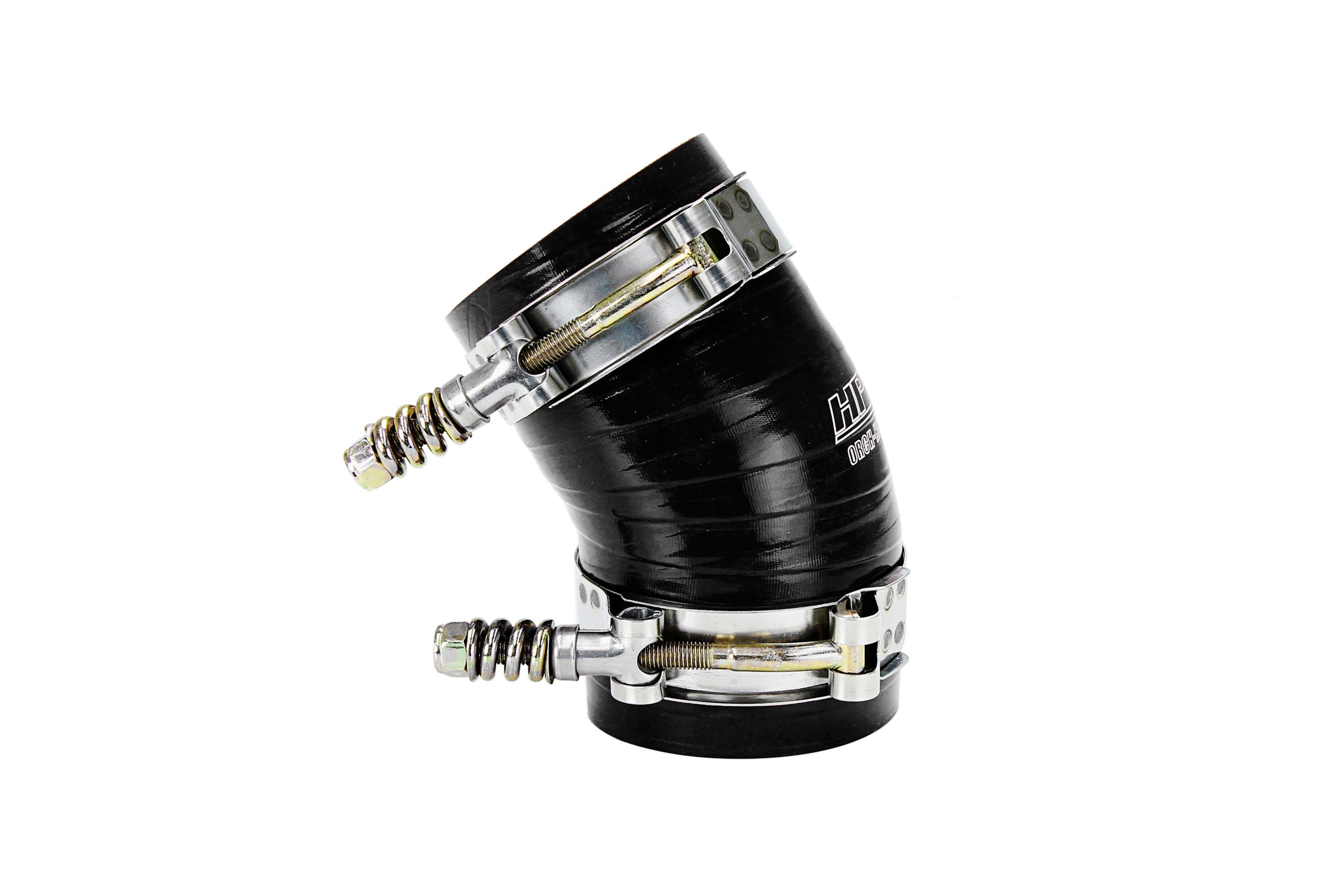 HPS Silicone Intercooler Boot Hose with Clamps Black 57-2227-BLK replace OEM part # 6C34-6C640-CA 6C3Z-6C640-C